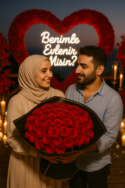 Strauß luxuriöser Rosen