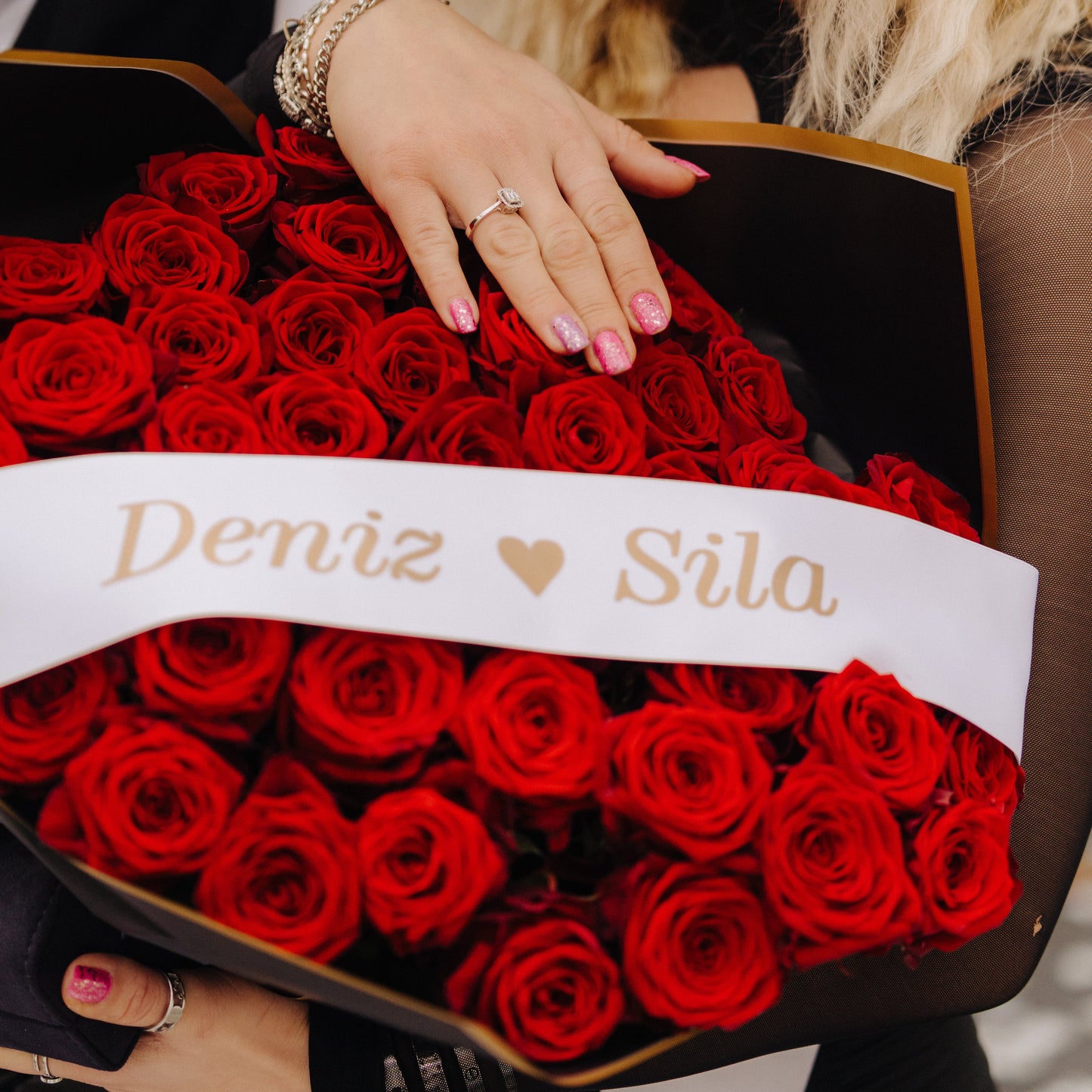 Strauß luxuriöser Rosen