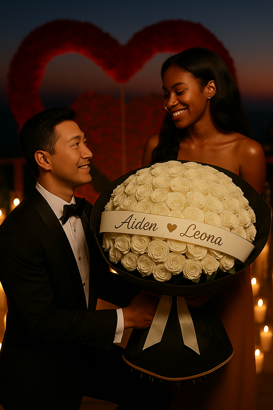 Strauß luxuriöser Rosen