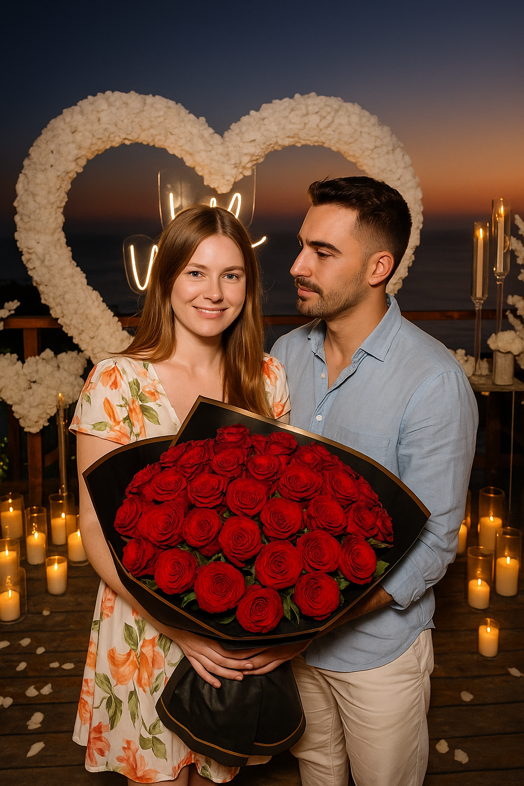 Strauß luxuriöser Rosen